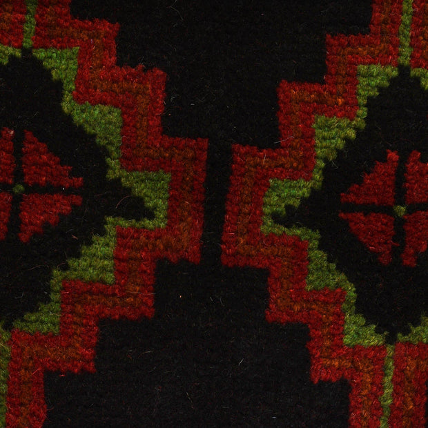 Black Color Baluchi Rug 4' 3" x 6' 8" - No. AL26443