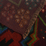 Brown Color Baluchi Rug 4' 1" x 6' 4" - No. AL67227