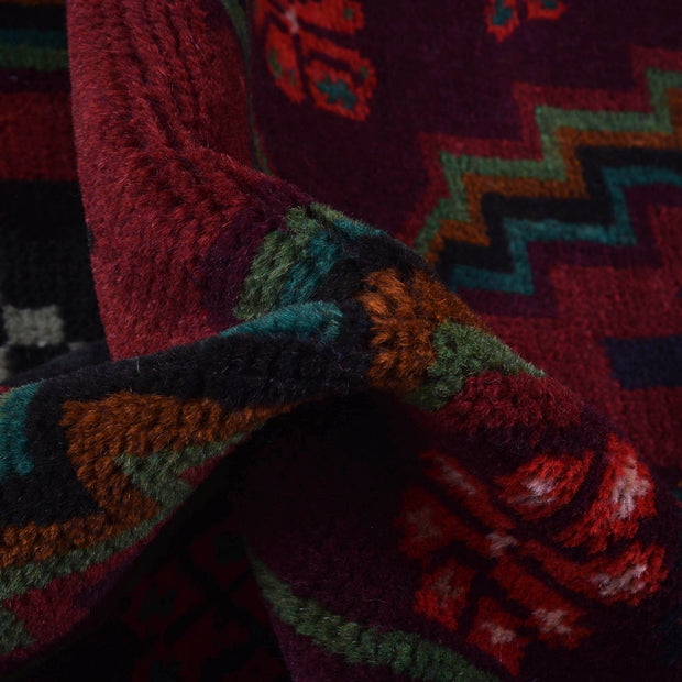 Brown Color Baluchi Rug 4' 1" x 6' 4" - No. AL67227