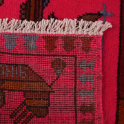 Handmade Afghan War Area Rug 2' 8" x 3' 11" - No. AL89047