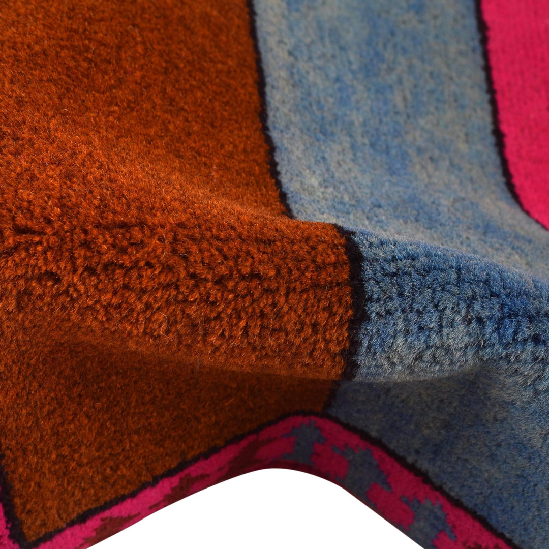 Handmade Afghan War Area Rug 2' 8" x 3' 11" - No. AL89047