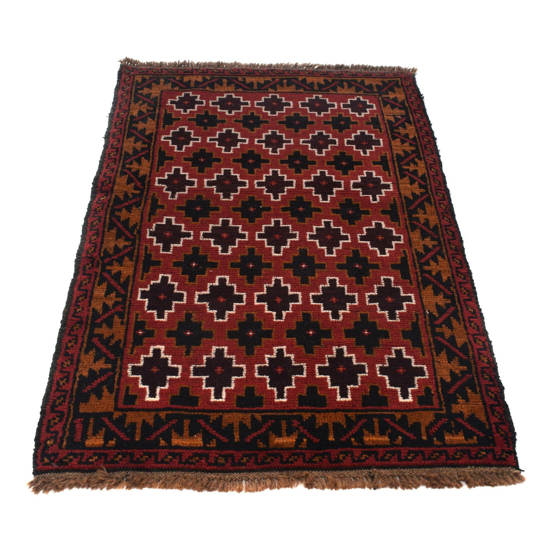 Red Color Baluchi Rug 2' 11" x 4' 9" - No. AL45922