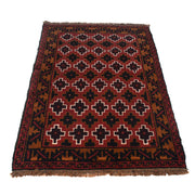 Red Color Baluchi Rug 2' 11" x 4' 9" - No. AL45922
