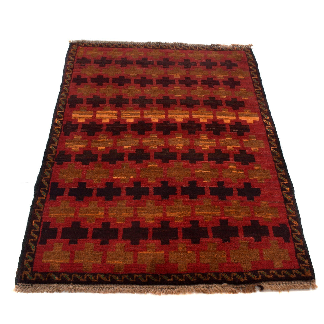 Red Color Baluchi Rug 2' 10" x 4' 5" - No. AL12705