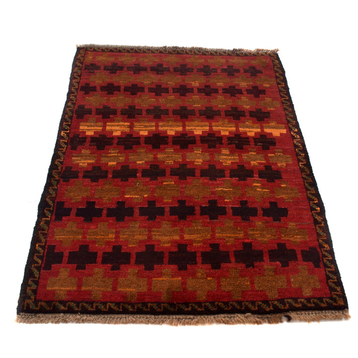 Red Color Baluchi Rug 2' 10" x 4' 5" - No. AL12705