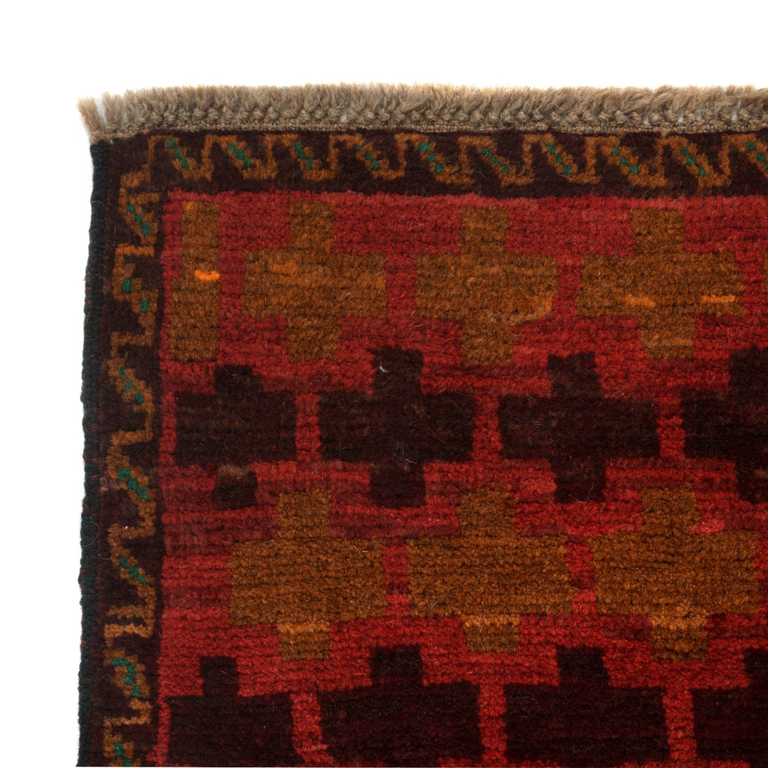 Red Color Baluchi Rug 2' 10" x 4' 5" - No. AL12705
