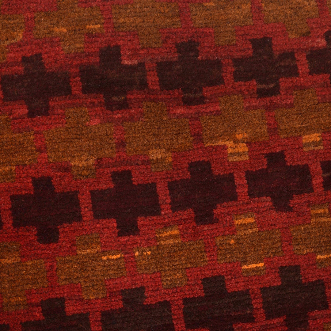 Red Color Baluchi Rug 2' 10" x 4' 5" - No. AL12705