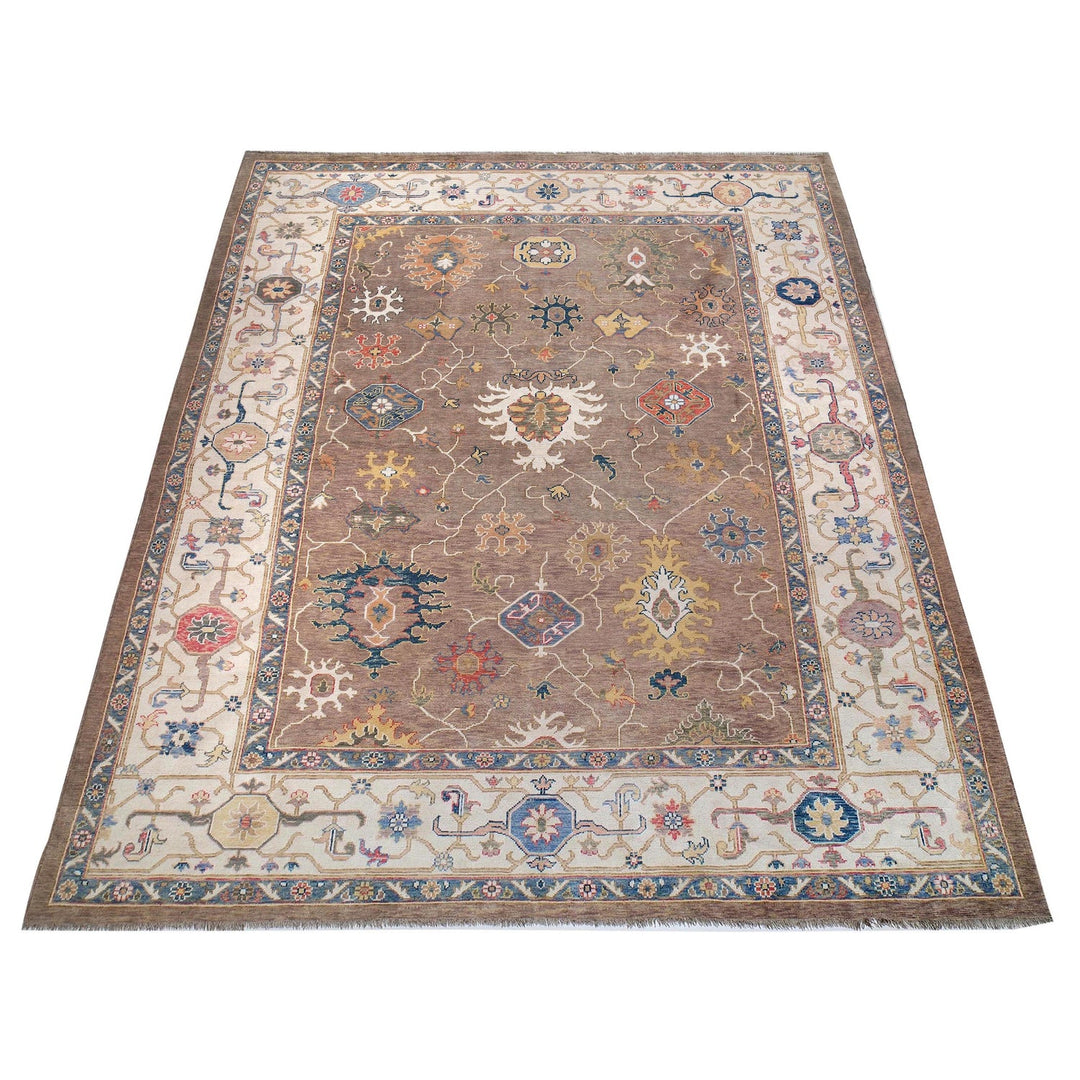 Modern Oushak Carpet 9' 12" x 13' 7" - No. AL53245