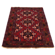 Hand Knotted Baluchi Rug 2' 11" x 4' 6" - No. AL24157