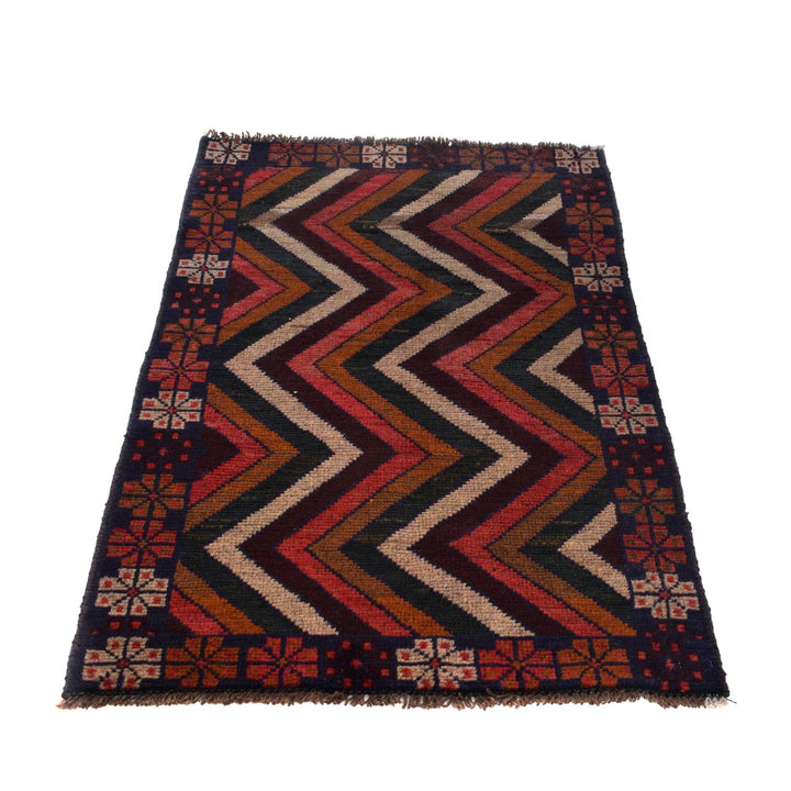 Hand Knotted Baluchi Rug 2' 9" x 4' 6" - No. AL46346