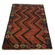 Multi Color Baluchi Rug 2' 10" x 4' 4" - No. AL72370