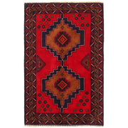 Red Baluchi Rug 3' 2" x 4' 11" - No. AL19277