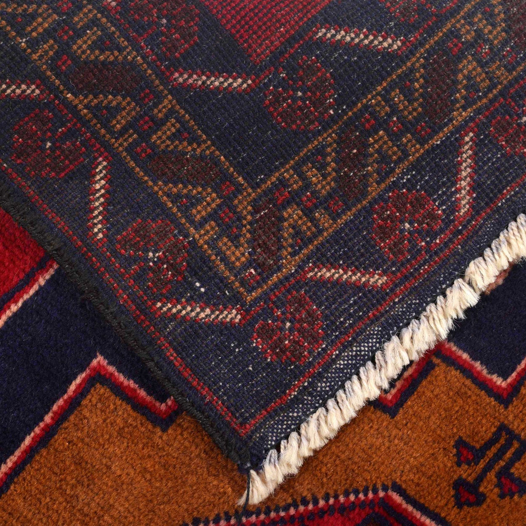 Red Baluchi Rug 3' 2" x 4' 11" - No. AL19277