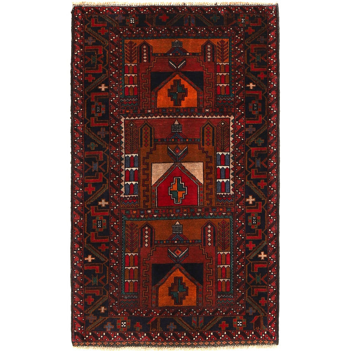Small Prayer Carpet 2' 10" x 4' 9" - No. AL78569