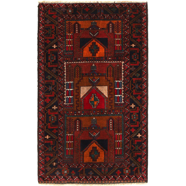Small Prayer Carpet 2' 10" x 4' 9" - No. AL78569