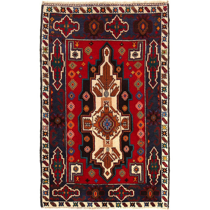 Hand Knotted Baluchi Rug 3' 1" x 4' 11" - No. AL47817