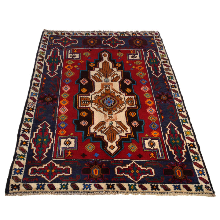 Hand Knotted Baluchi Rug 3' 1" x 4' 11" - No. AL47817