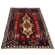 Hand Knotted Baluchi Rug 3' 1" x 4' 11" - No. AL47817