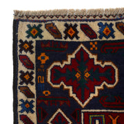 Hand Knotted Baluchi Rug 3' 1" x 4' 11" - No. AL47817