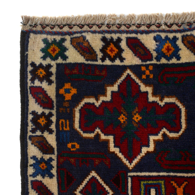 Hand Knotted Baluchi Rug 3' 1" x 4' 11" - No. AL47817