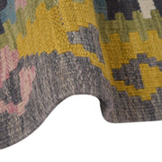 Handmade Turkish Design Wool Kilim Runner 2' 7" x 9' 6" - No. AL88772