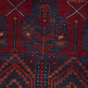 Traditional Baloch Rug 3' 10" x 9' 8" - No. AL62953