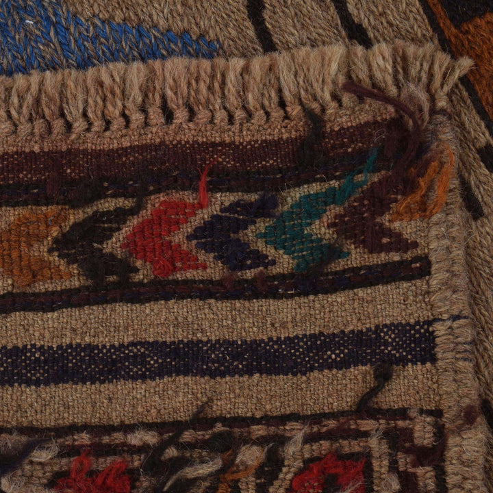 Handmade Afghan War Area Kilim 3' 0" x 4' 4" - No. AL28762