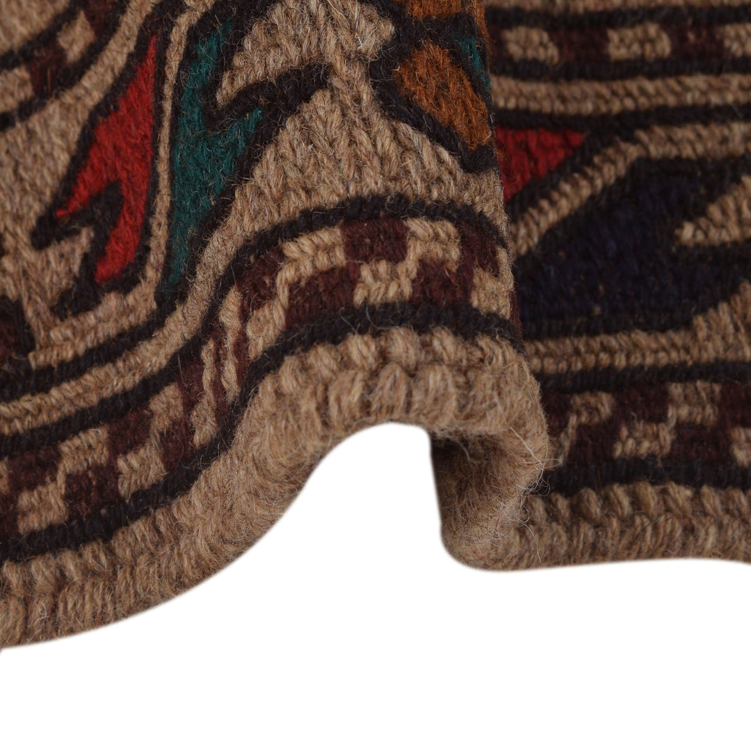 Handmade Afghan War Area Kilim 3' 0" x 4' 4" - No. AL28762