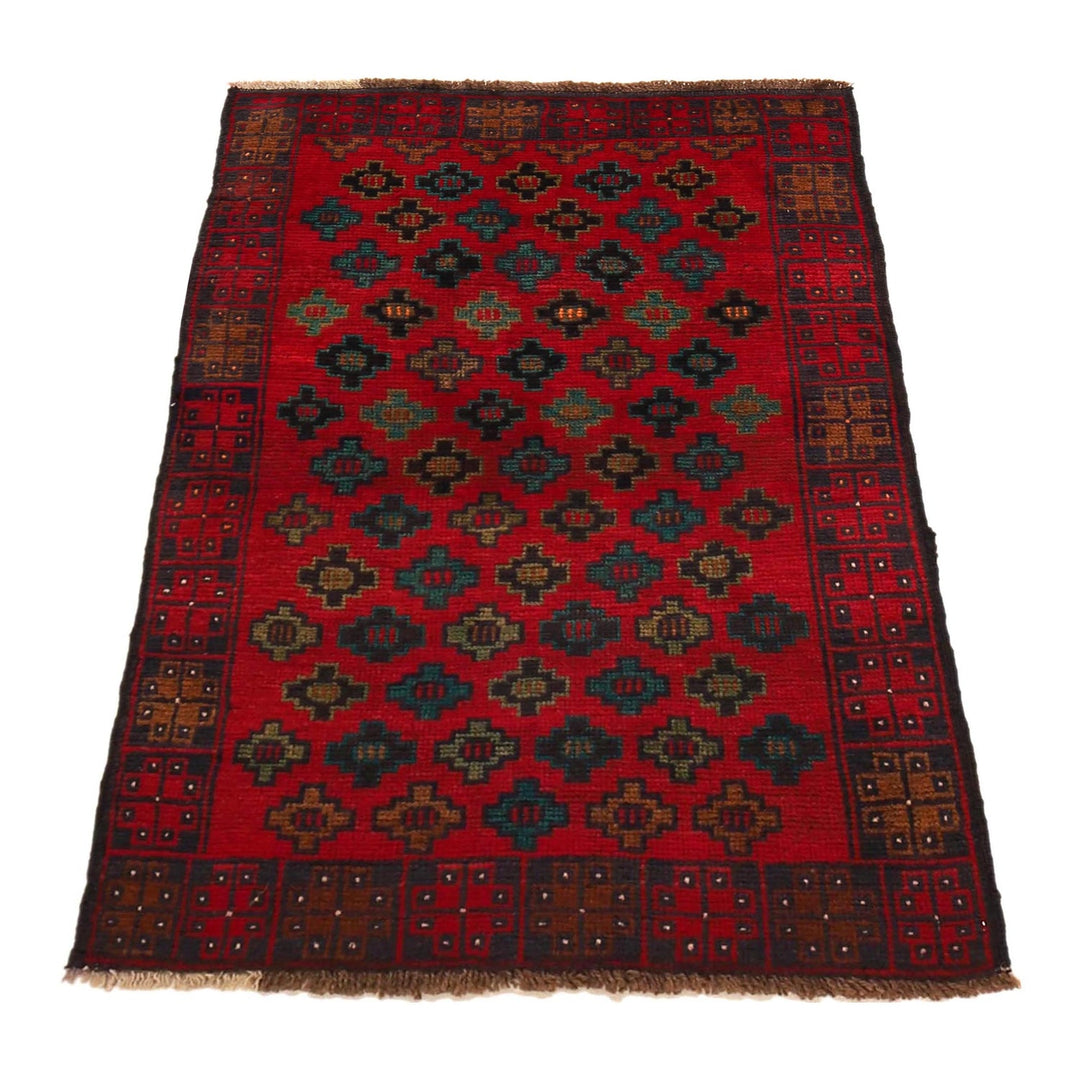 Tribal Baloch Rug 2' 8" x 3' 11" - No. AL71852