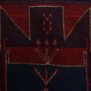 Red Color Baluchi Rug 3' 1" x 4' 8" - No. AL67095