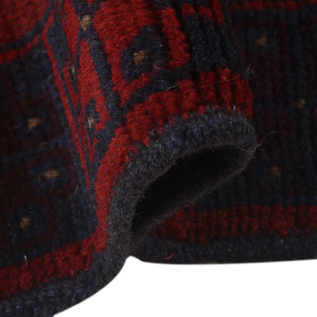 Red Color Baluchi Rug 3' 1" x 4' 8" - No. AL67095