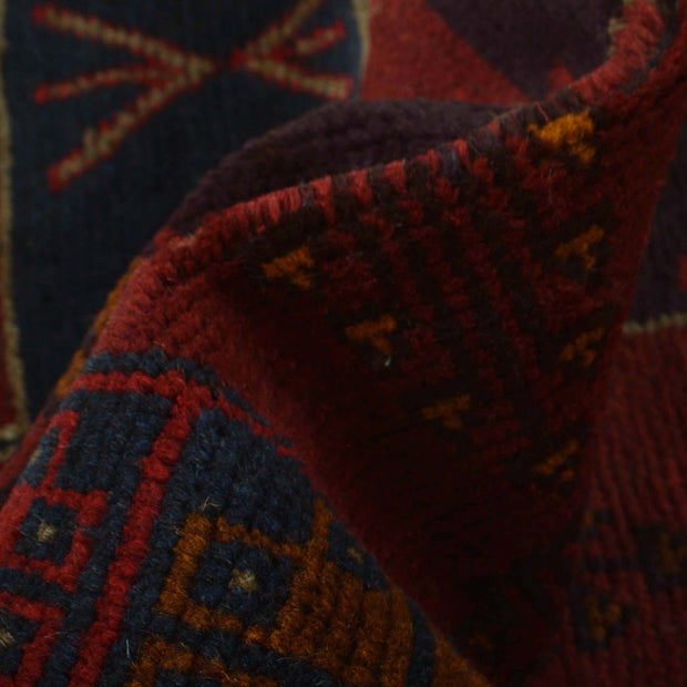 Red Color Baluchi Rug 3' 1" x 4' 8" - No. AL67095