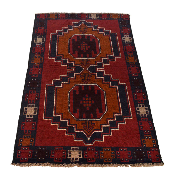 Red Color Baluchi Rug 2' 10" x 4' 6" - No. AL43376