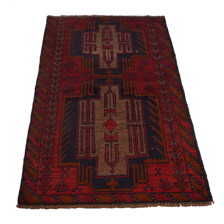 Red Color Baluchi Rug 2' 10" x 4' 6" - No. AL99748