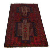 Red Color Baluchi Rug 2' 10" x 4' 6" - No. AL99748