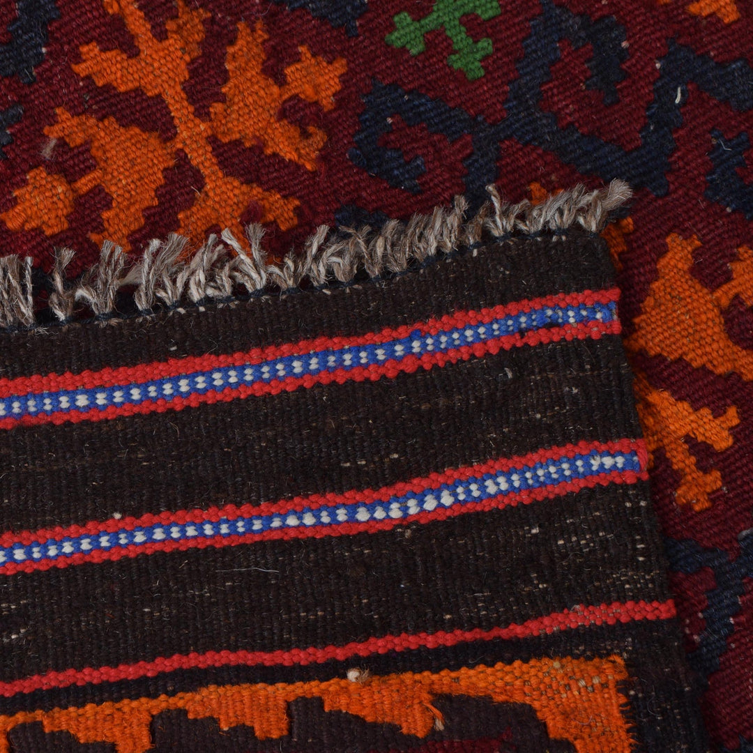 Handmade Maimana Kelim 4' 2" x 6' 5" - No. AL86146