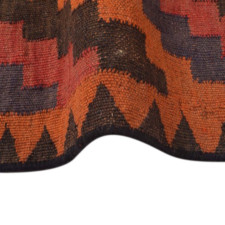 Red Afghan Kilim 5' 6" x 7' 10" - No. AL87124