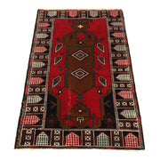 Hand Knotted Baluchi Rug 2' 11" x 4' 10" - No. AL68654