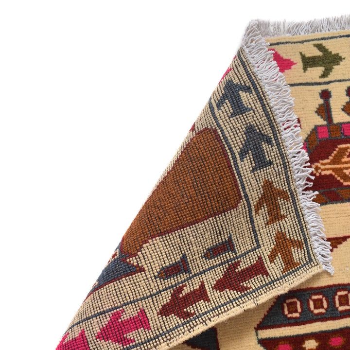 Ivory Color War Rug 2' 9" x 3' 11" - No. AL76552