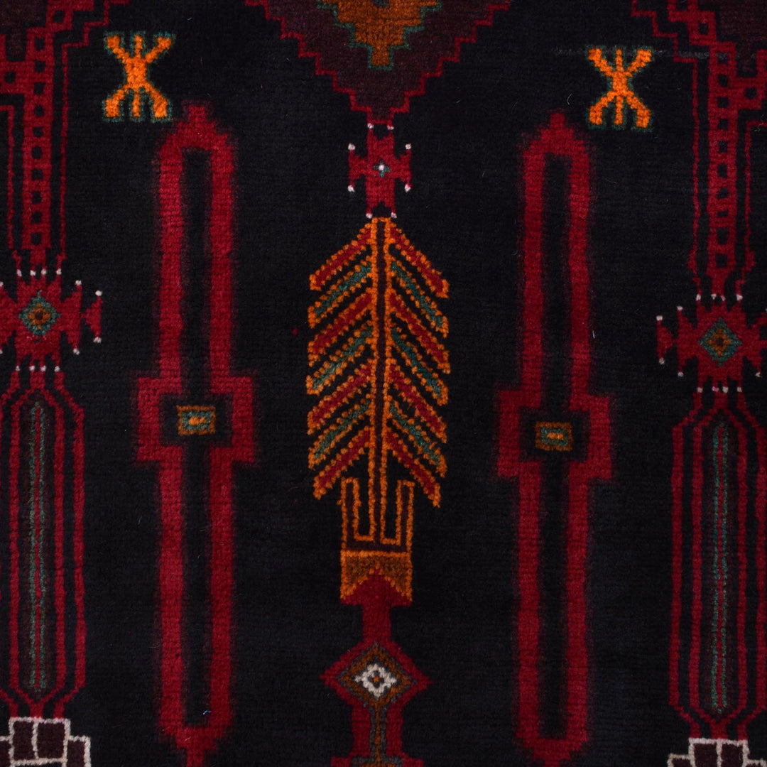 Traditional Baloch Rug 4' 3" x 7' 1" - No. AL55466