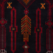 Traditional Baloch Rug 4' 3" x 7' 1" - No. AL55466