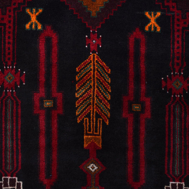 Traditional Baloch Rug 4' 3" x 7' 1" - No. AL55466