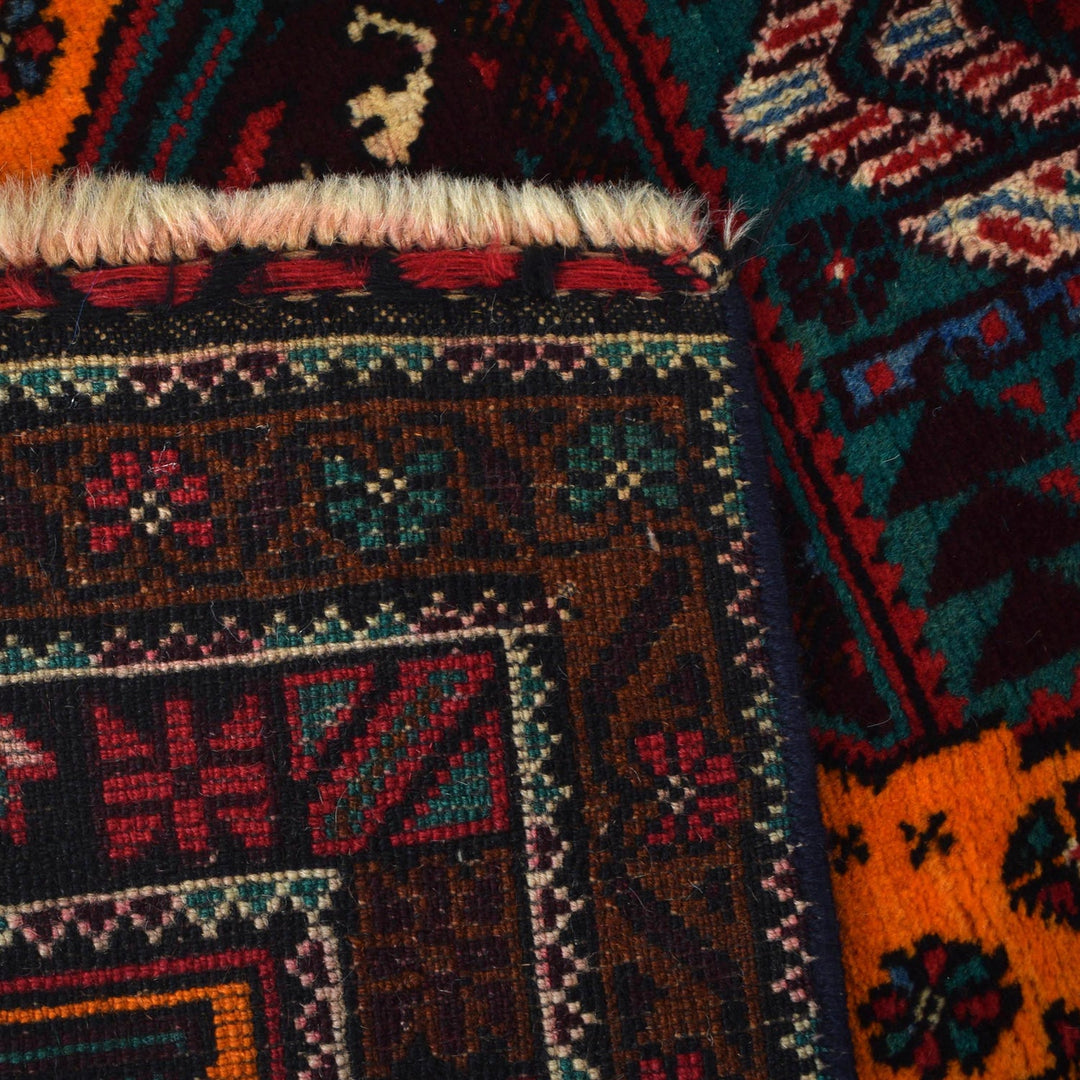 Orange Baluchi Rug 2' 10" x 5' 0" - No. AL42720