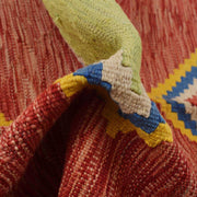 Hand Knotted Afghan Style Kilim 3' 11" x 5' 11" - No. AL58459