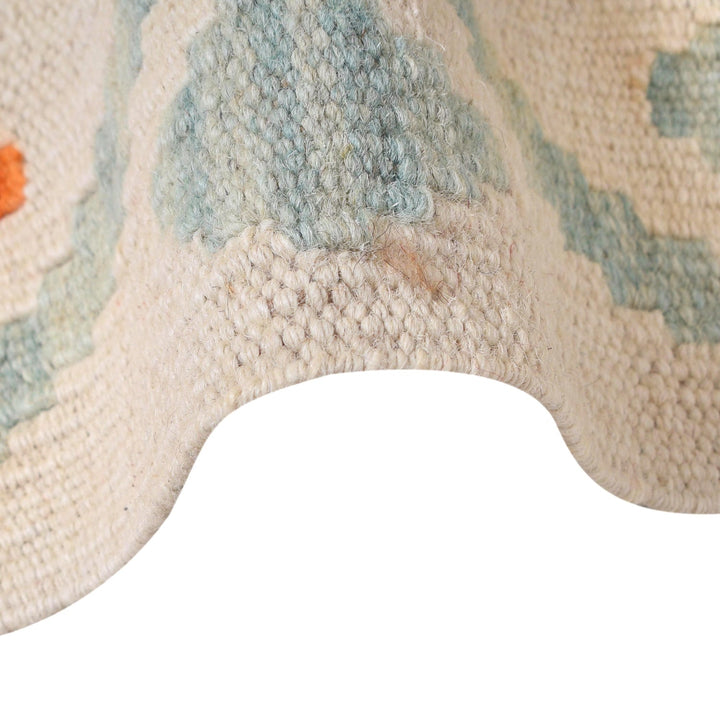 Hand Knotted Afghan Style Kilim Runner 2' 9" x 9' 8" - No. AL93215