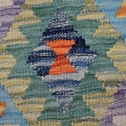 Hand Woven Wool Kelim Runner 2' 10" x 9' 9" - No. AL85640