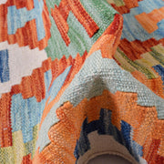 Hand Knotted Flatweave Kilim Runner 2' 10" x 9' 6" - No. AL58505