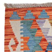 Handmade Afghan Vegetable Kilim Runner 2' 9" x 9' 8" - No. AL77836