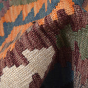 Hand Made Afghan Kilim Runner 2' 7" x 9' 3" - No. AL34586
