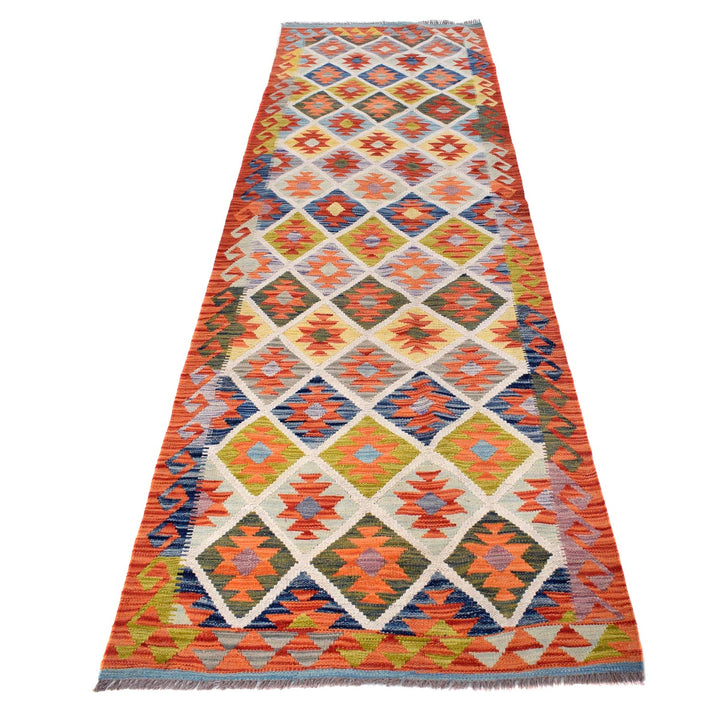 Long Kilim Runner 2' 11" x 10' 2" - No. AL95630